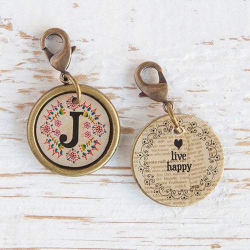 CHARM RESIN JUNK MARKET INITIAL "J"