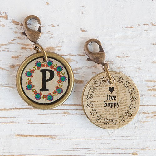 CHARM RESIN JUNK MARKET INITIAL "P"