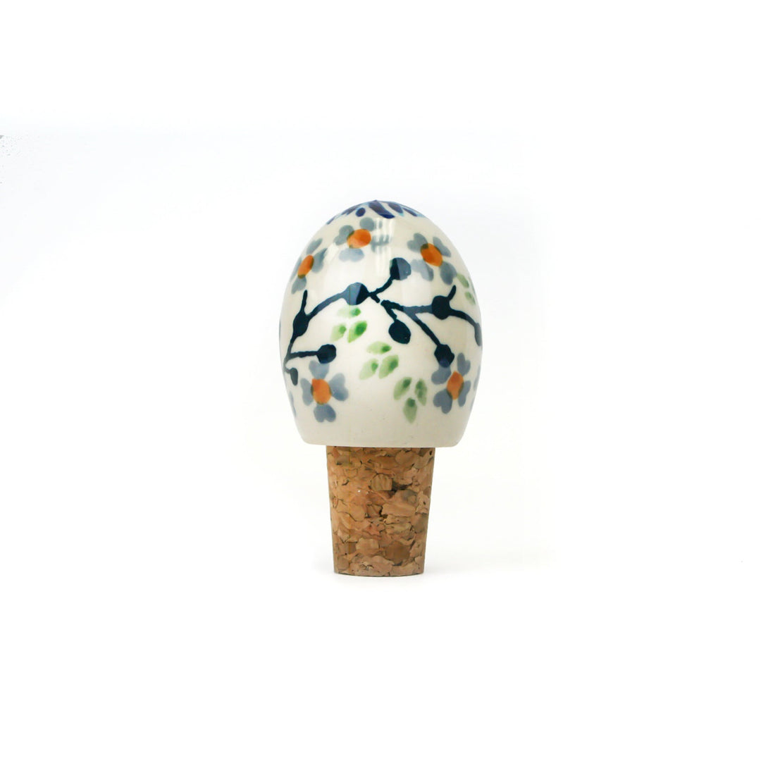 BOTTLE STOPPER EGG SEA AND GARDEN