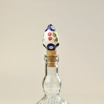 BOTTLE STOPPER TEARDROP ROYAL CHERRY