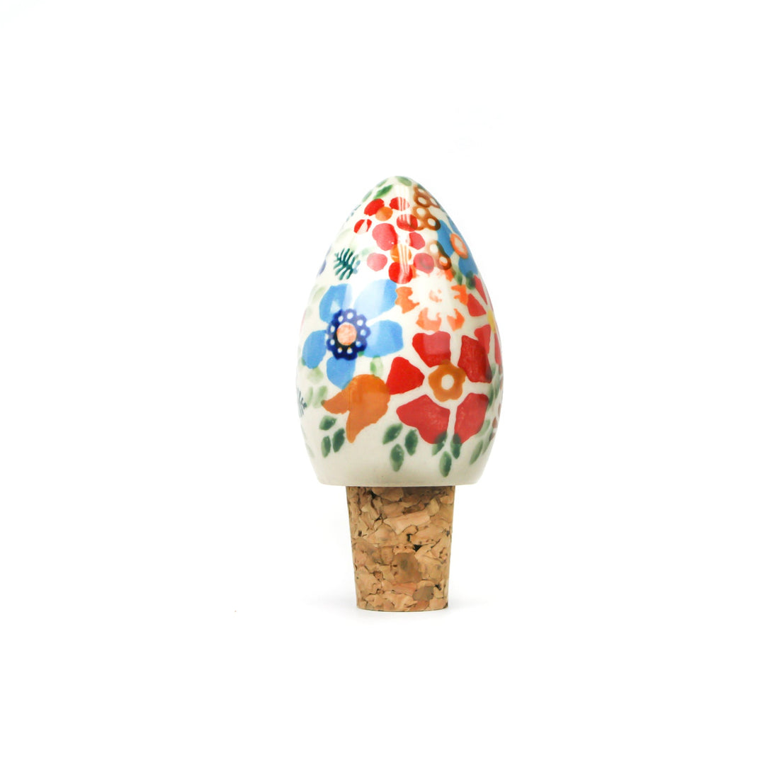 BOTTLE STOPPER TEARDROP FLORAL SPECTACULAR