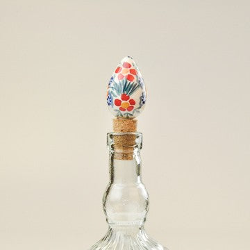 BOTTLE STOPPER TEARDROP SPRING BOUQUET