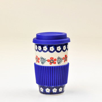 TRAVEL MUG FLORAL FERN