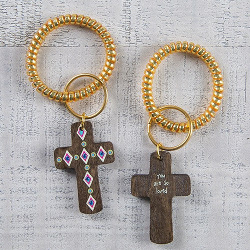 KEYCHAIN BARCELONA CROSS