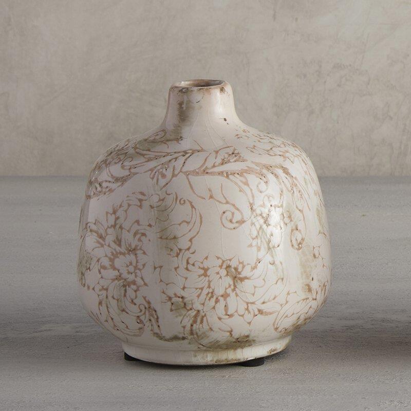 Cream Bud Vase