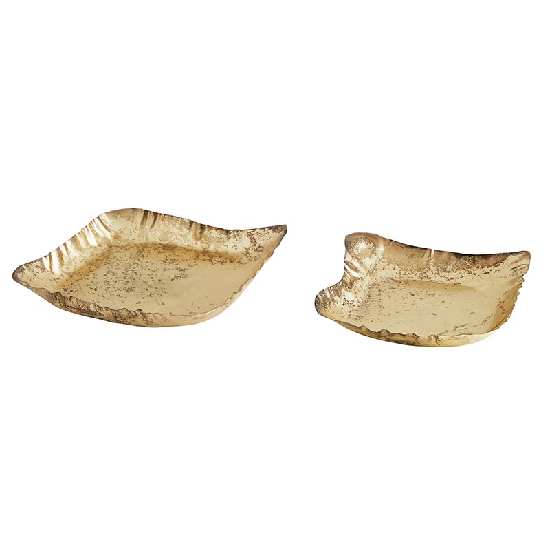 Gold Tray Set of 2
