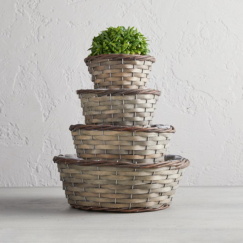 Dual Color Basket Set - Round