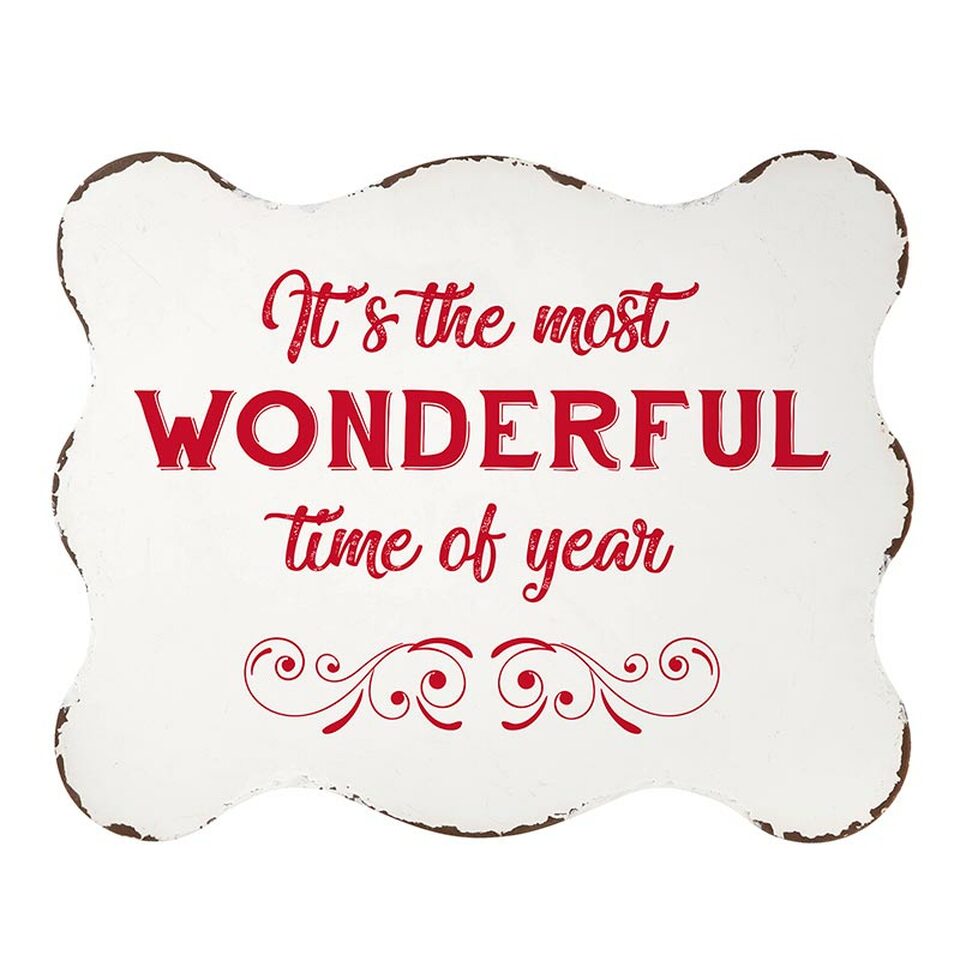 Metal Sign - Wonderful - Holiday