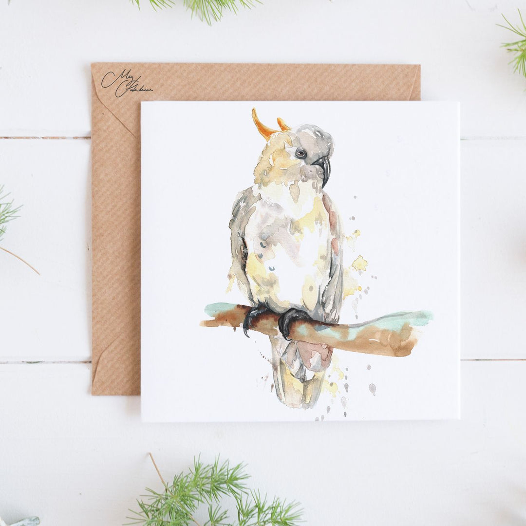 Cockatoo Greeting Card