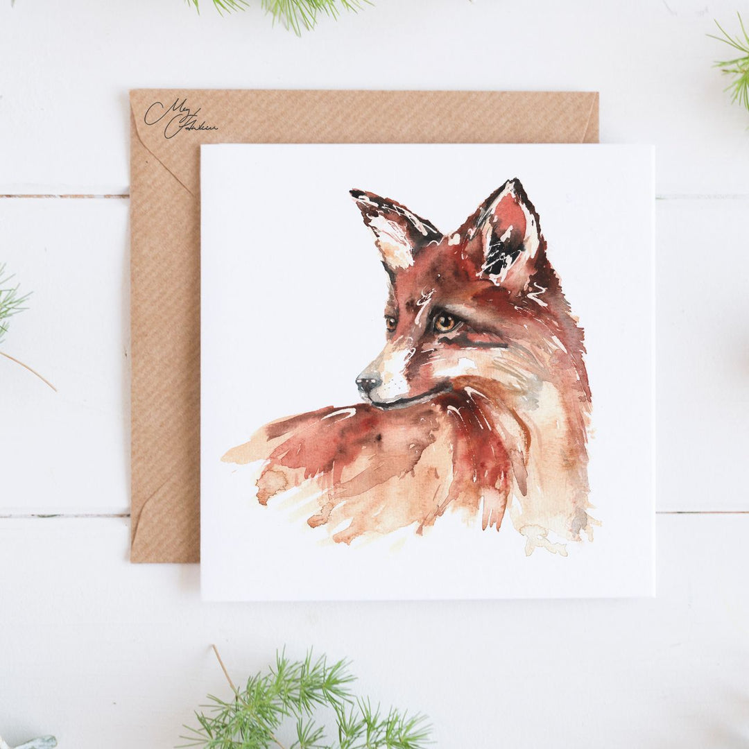 Fox Greeting Card