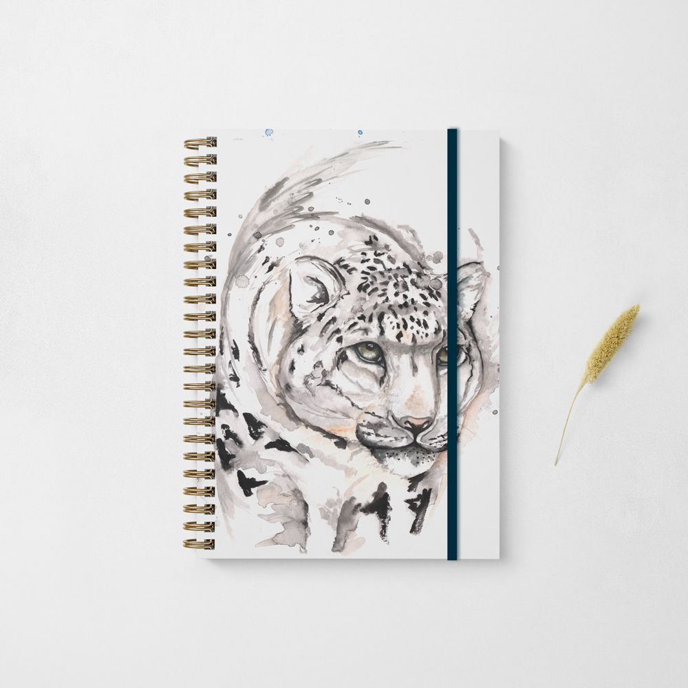 Snow Leopard Design Notebook