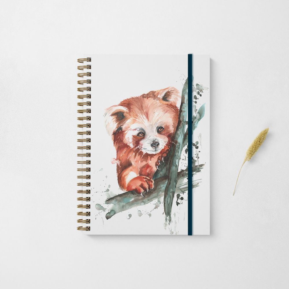 Red Panda Design Notebook