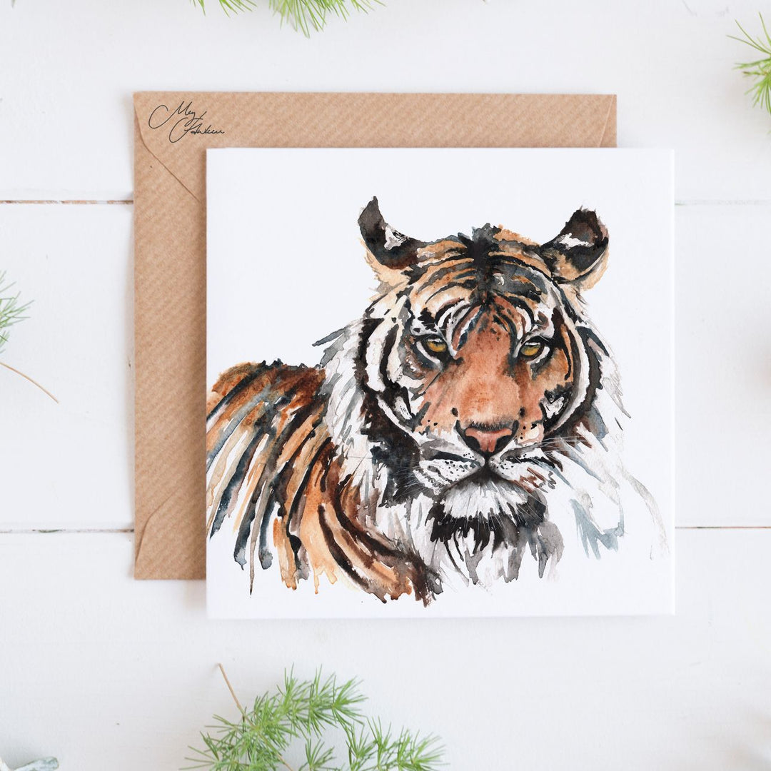 Tiger Greeting Card