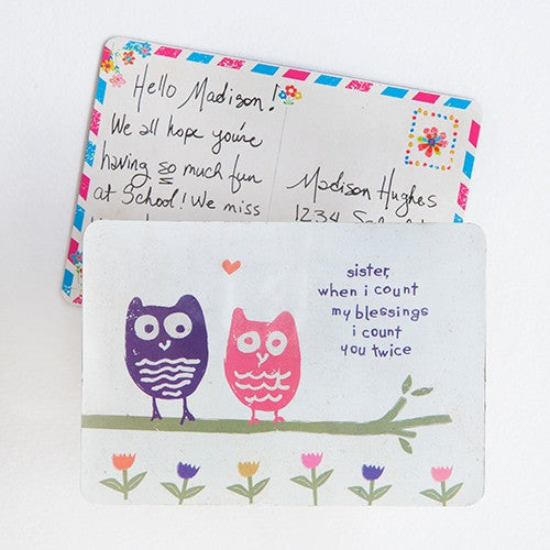 MAGNET POSTCARD SISTER WHEN