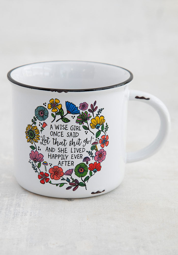 CAMP MUG A WISE GIRL ONCE SAID