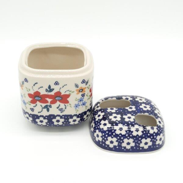 TOOTHBRUSH HOLDER SCARLET BLOSSOMS