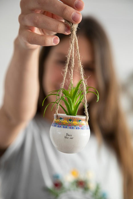 Hanging Succulent Bless This Car