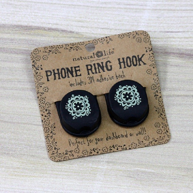 Phone Ring Hook S/2 Black NL Logo