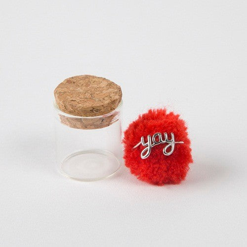 WIRE RING IN JAR YAY RED