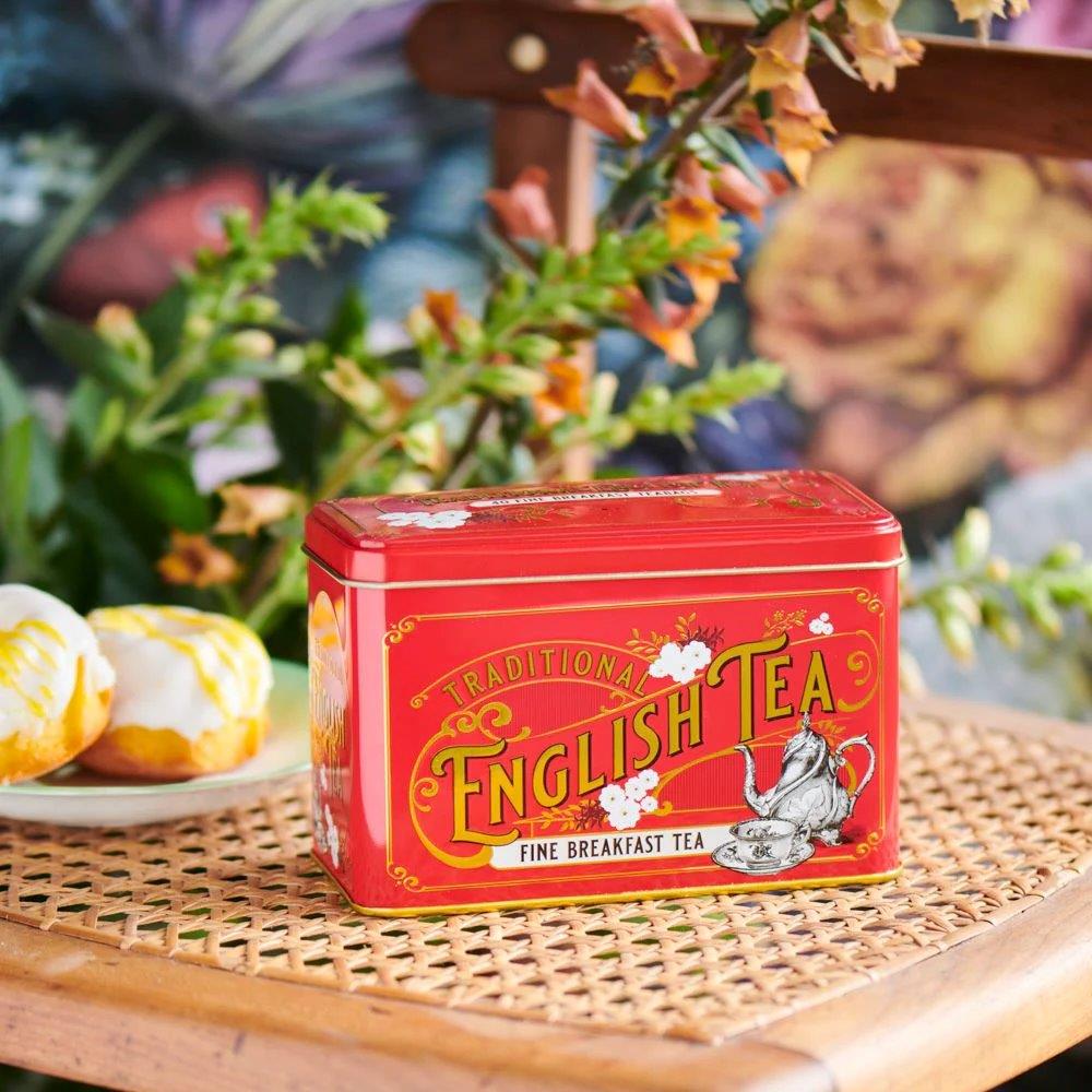 Vintage Victorian Classic Tin - Berry Red 40 EB Teabags