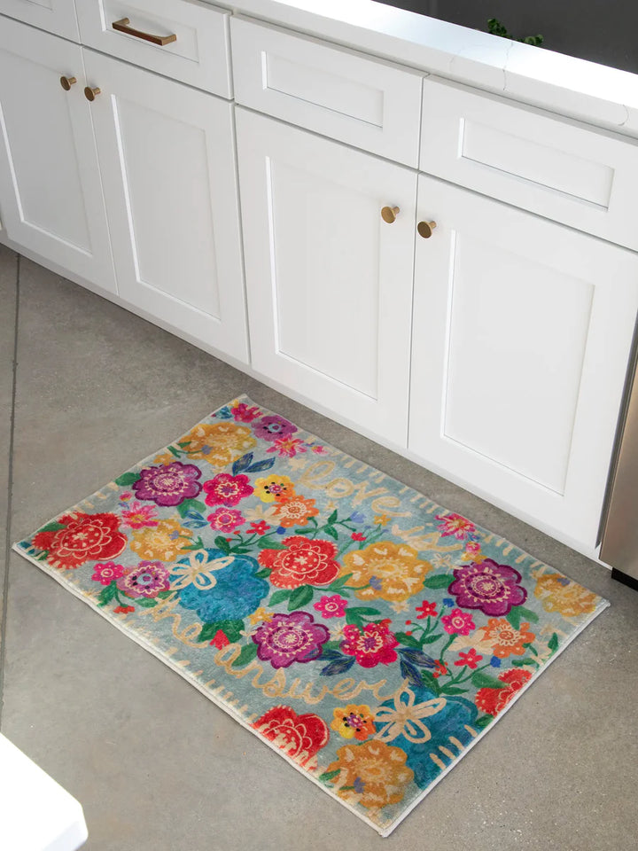 Chenille Rug - Love is the Answer