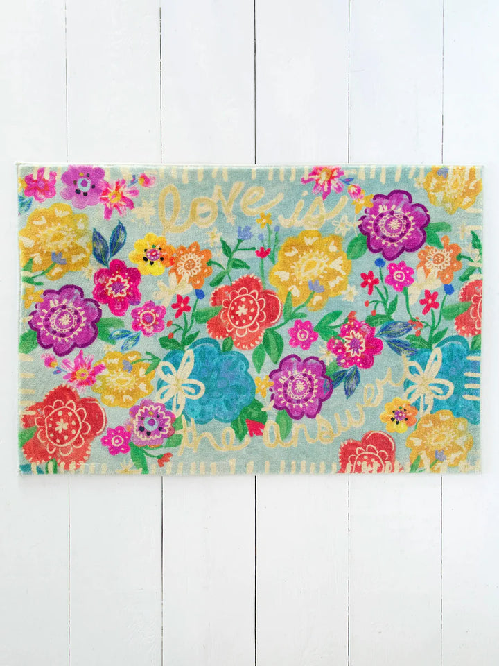 Chenille Rug - Love is the Answer