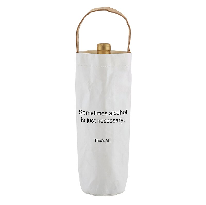 Paper -Thats All Wine Bag - Alcohol Necessary