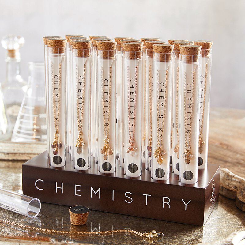 Chemistry Necklace- Filled Display