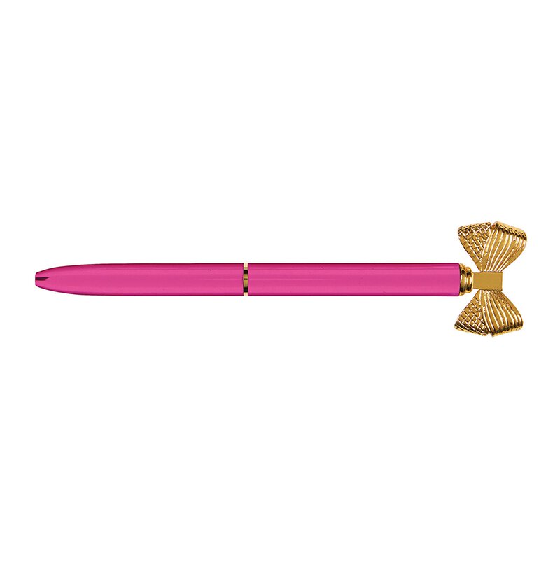 Bow Pen Matte Hot Pink