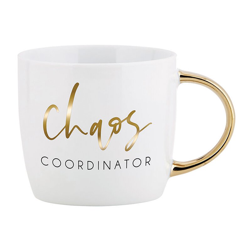 Gold Handle Mug - Chaos Co-Ordinator