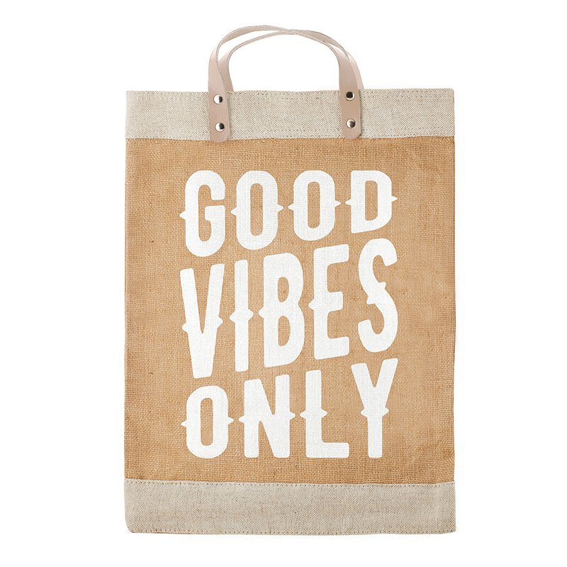 Market Tote Bag - Good Vibes