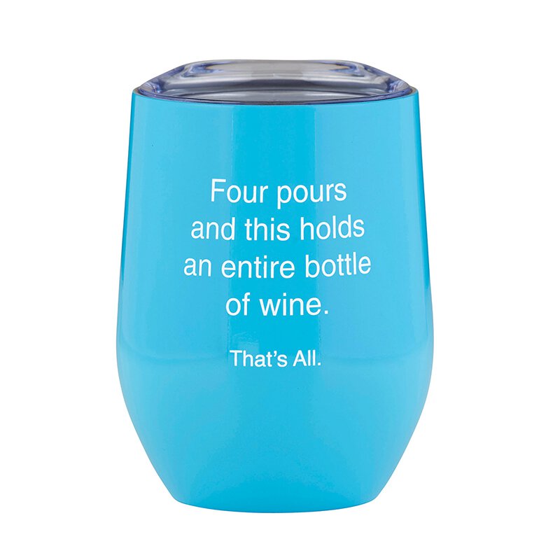Stemless Wine Tumbler-Bottle Of Wine