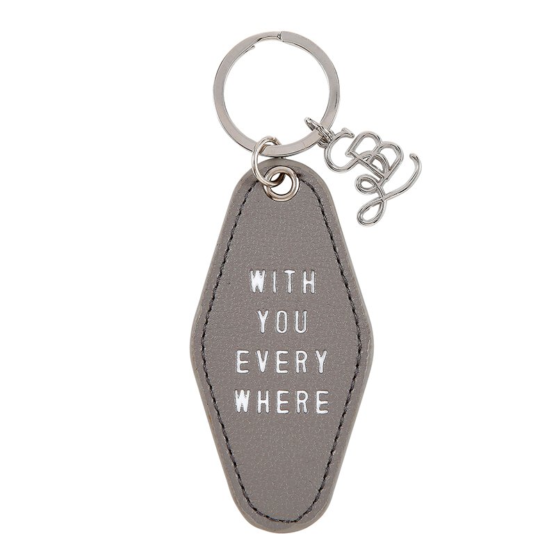 Leather Motel Key Tag - With You Everywhere