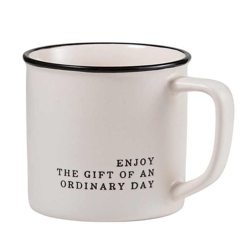 Face To Face Coffee Mug - Enjoy the Gift of an Ordinary Day
