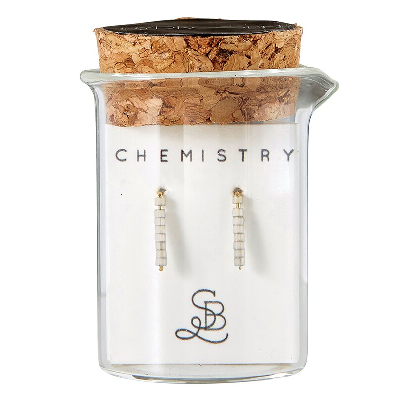 Chemistry Brassed Off Triangle Earrings main image 1