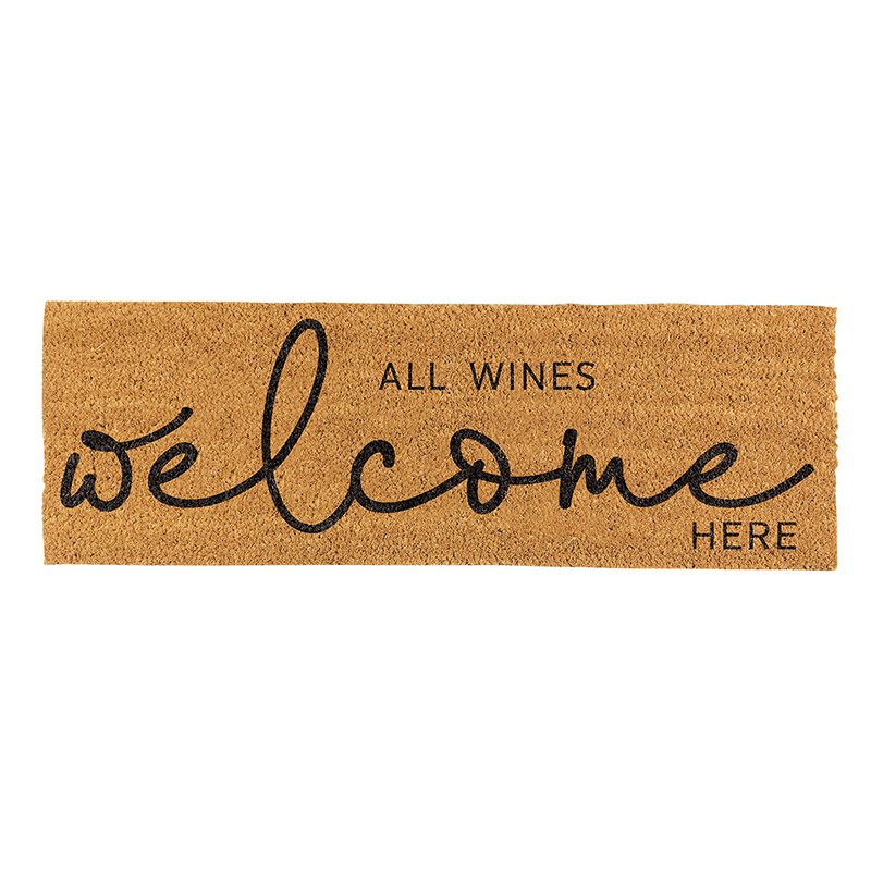 Door Mat - All Wines Welcome Here