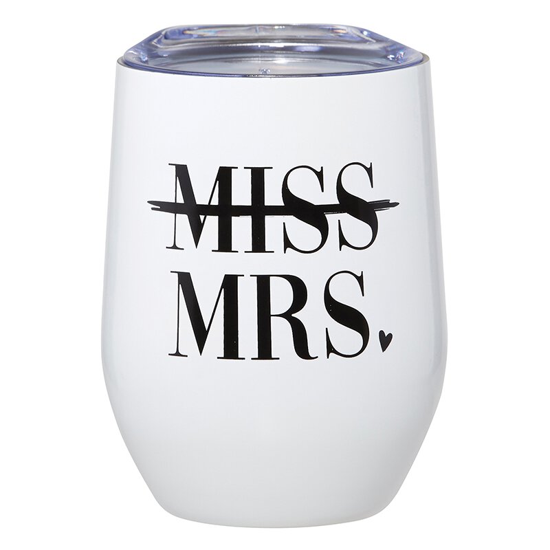 Wine Tumbler-Miss Mrs.