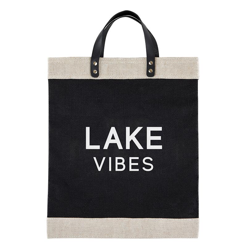 Market Tote Black - Lake Vibes