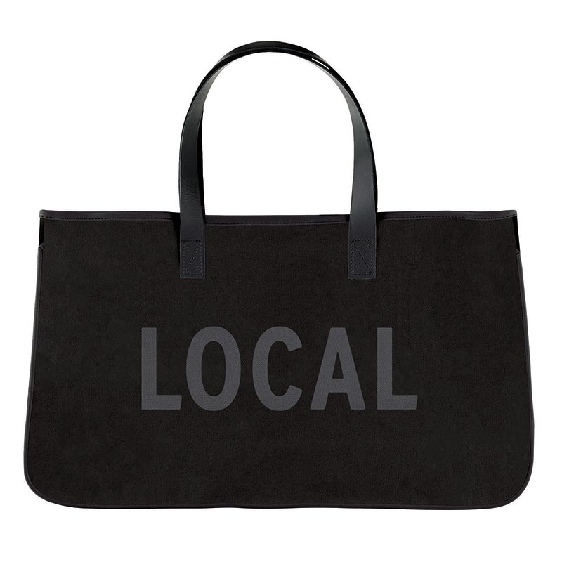 Canvas Tote Black -Local