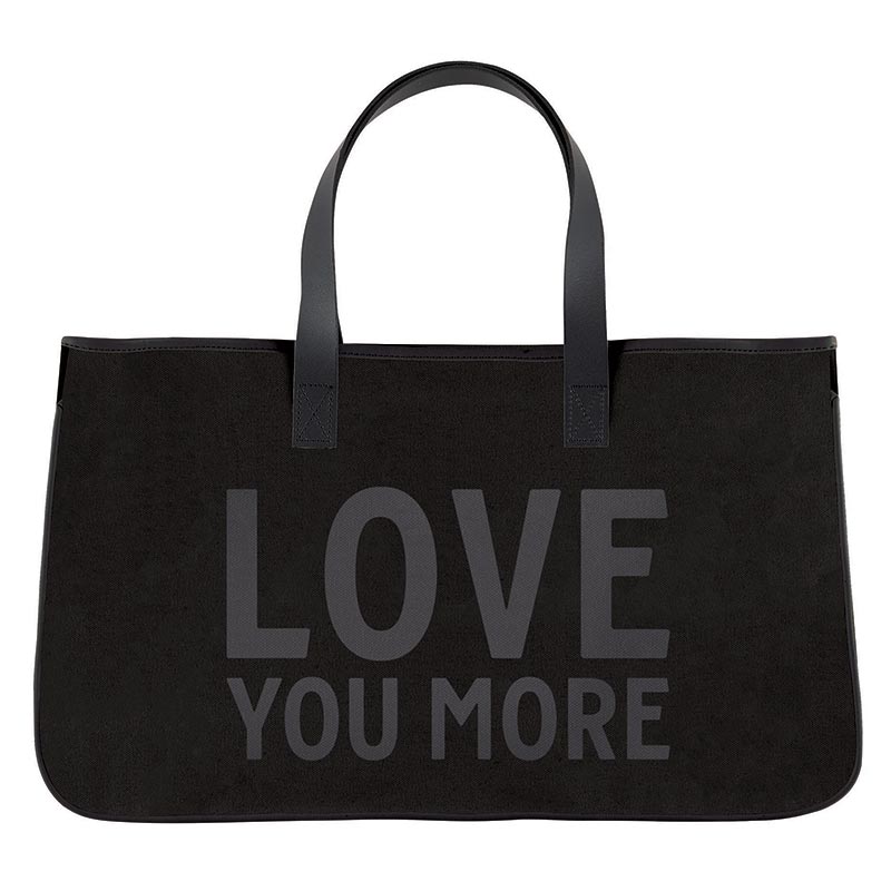 Canvas Tote Black -Love You More
