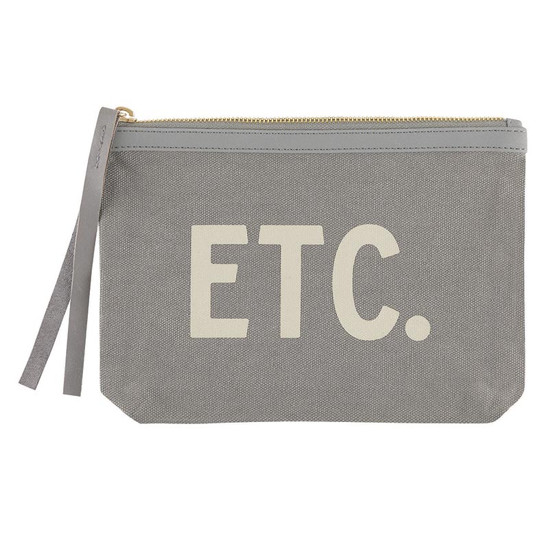 Canvas Pouch Grey -ETC