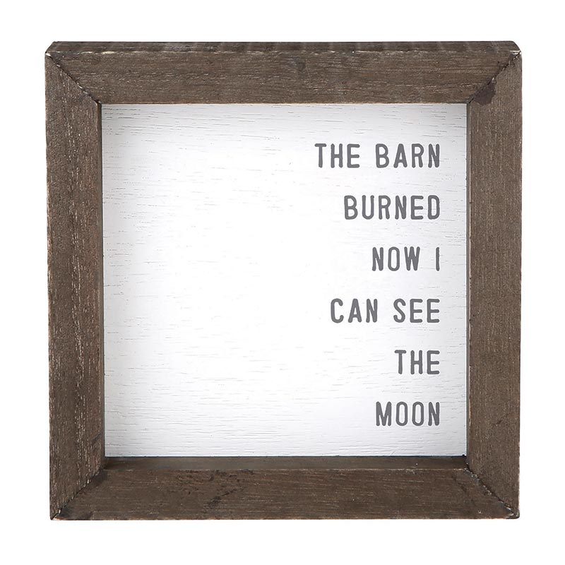 Word Board - The Barn Burned