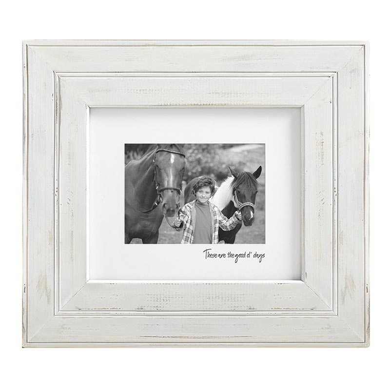 Wood Photo Frame - These Are The Good Ole Days