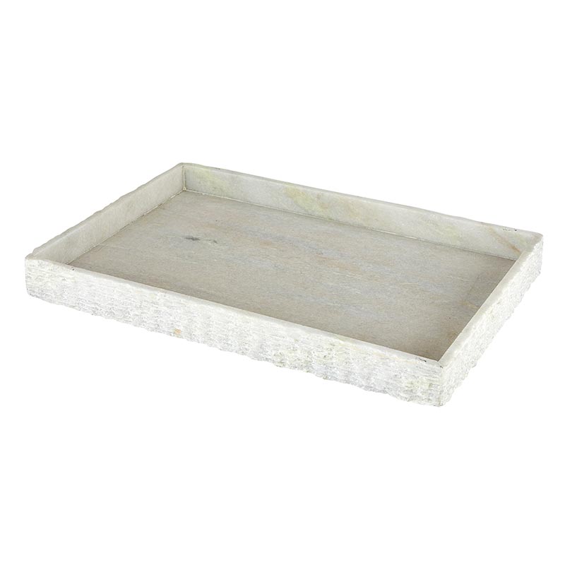 Rectangle Marble Tray w/sides