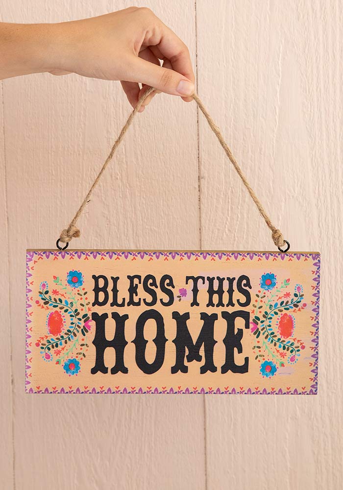 WELCOME SIGN BLESS HOME