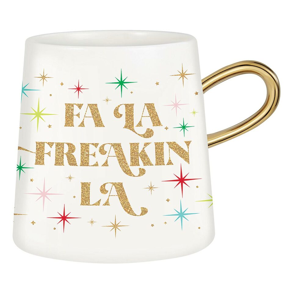 Tapered Mug - Fa La Freakin La - Holiday