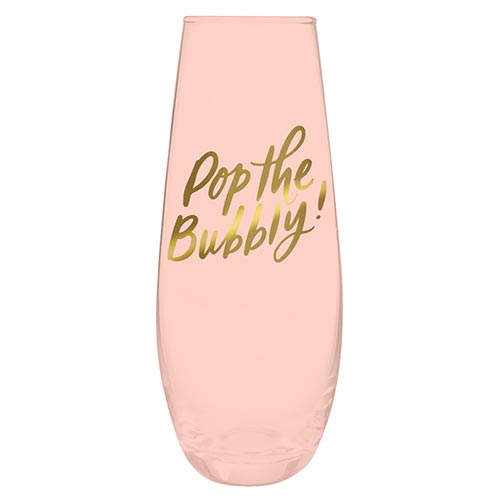 Champagne Glass - Pop the Bubbly