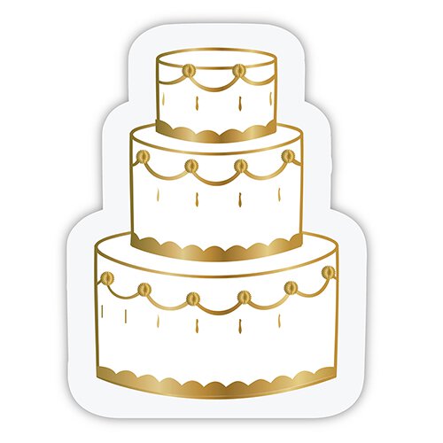 Shaped Napkins - Wedding Cake