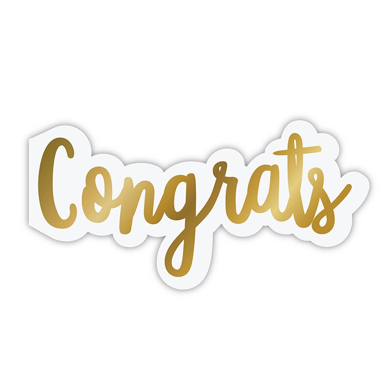 Shaped Napkins -Congrats