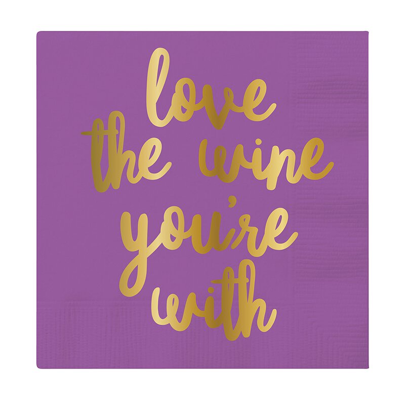 Beverage Napkins - Love The Wine